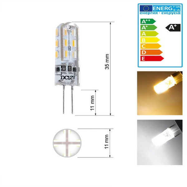 LED 3W Lampe Birnen Leuchtmittel 12V AC/DC warmweiss dimmbar