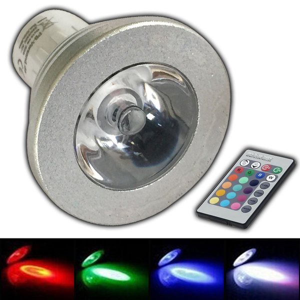 LED RGB GU10 Farbwechsel Lampe 4 Watt