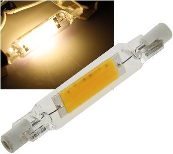 LED Strahler R7s "SlimLine RS78" 360°, 2900k, 500lm, 78mm, warmweiss