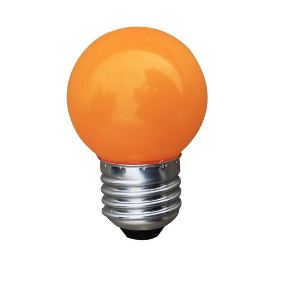 Bioledex LED Birne E27 Orange 1 Watt Ø45mm Aussenbeleuchtung