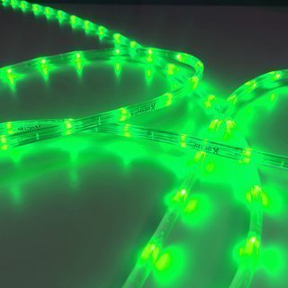 12V LED-Lichtschlauch Slimline grün 1m kürzbar