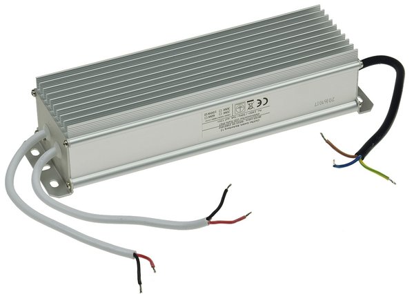 LED-Trafo IP67, 1-100Watt Ein 170-250V, Aus 12V DC, wasserdicht