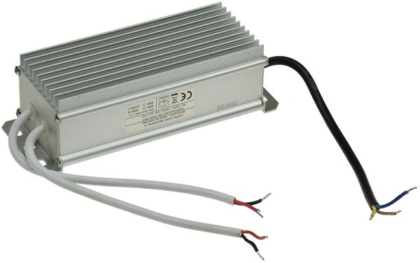 LED-Trafo IP67, 1-60 Watt Ein 170-250V, Aus 12V DC, wasserdicht