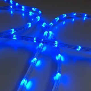 12V LED-Lichtschlauch Slimline blau 1m kürzbar